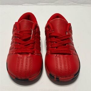 K-Swiss Kids Red Lace-Up Sneakers
